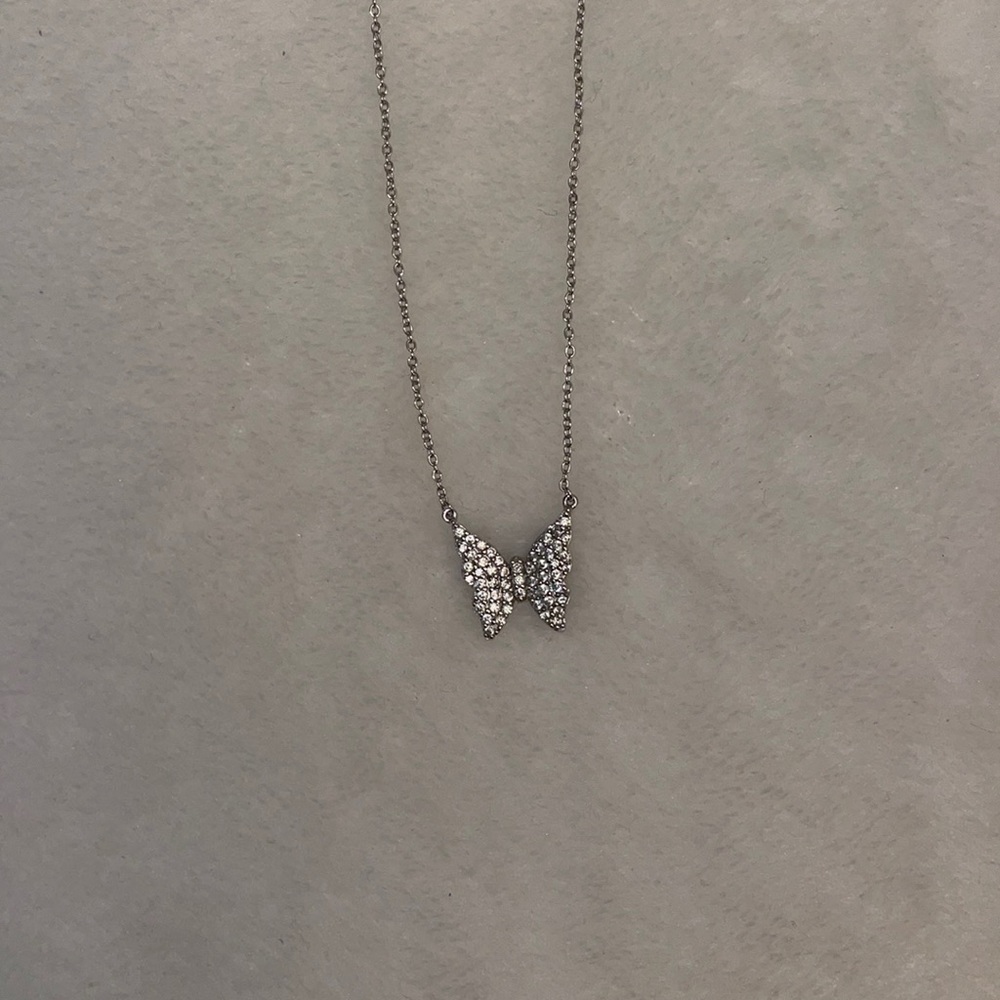 Silver Butterfly Necklace